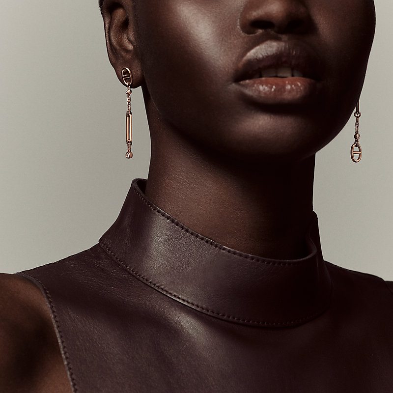 Chaine d'ancre Chaos earrings | Hermès Canada